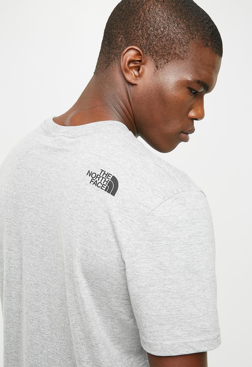 The North Face - M S/S simple dome tee - Medium grey heather