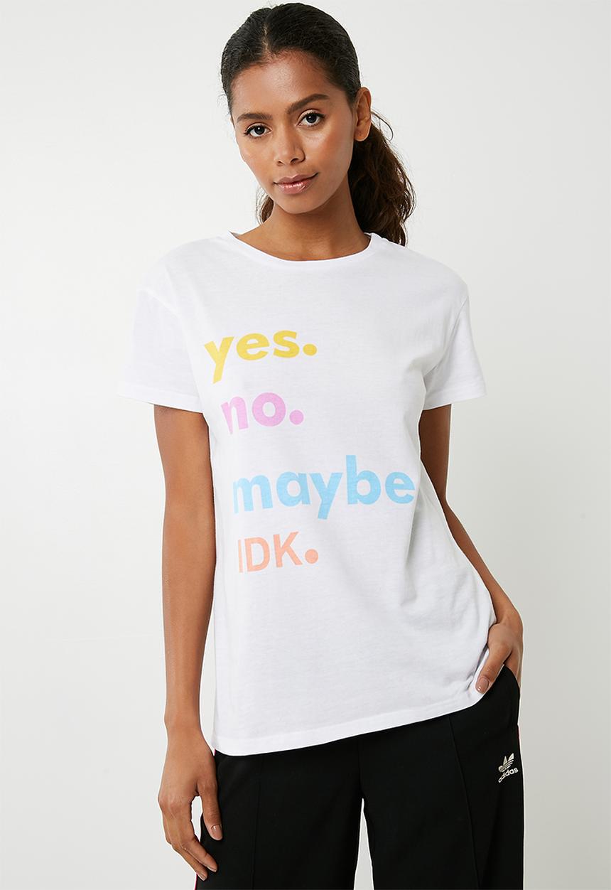 Superbalist - Yes tee - white