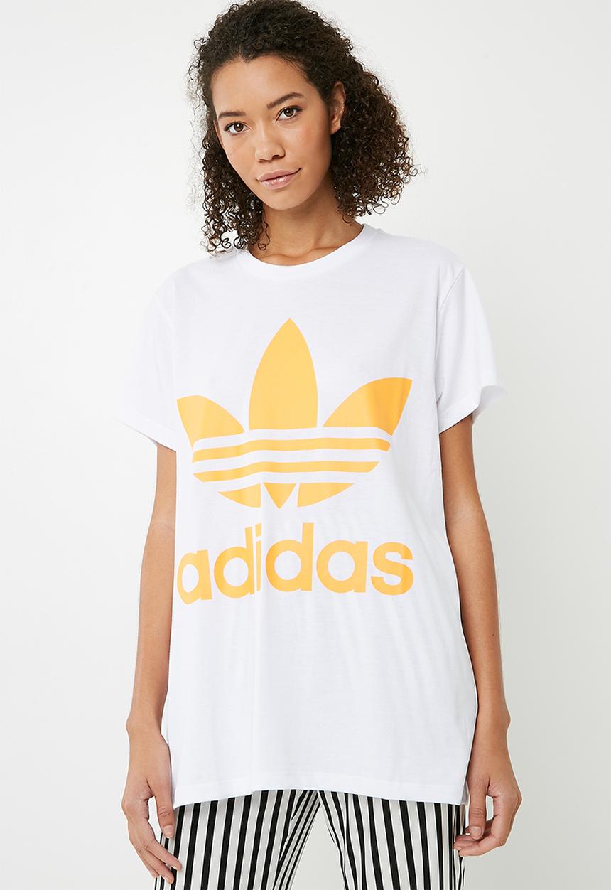 adidas Originals - Boxy trefoil tee - white 