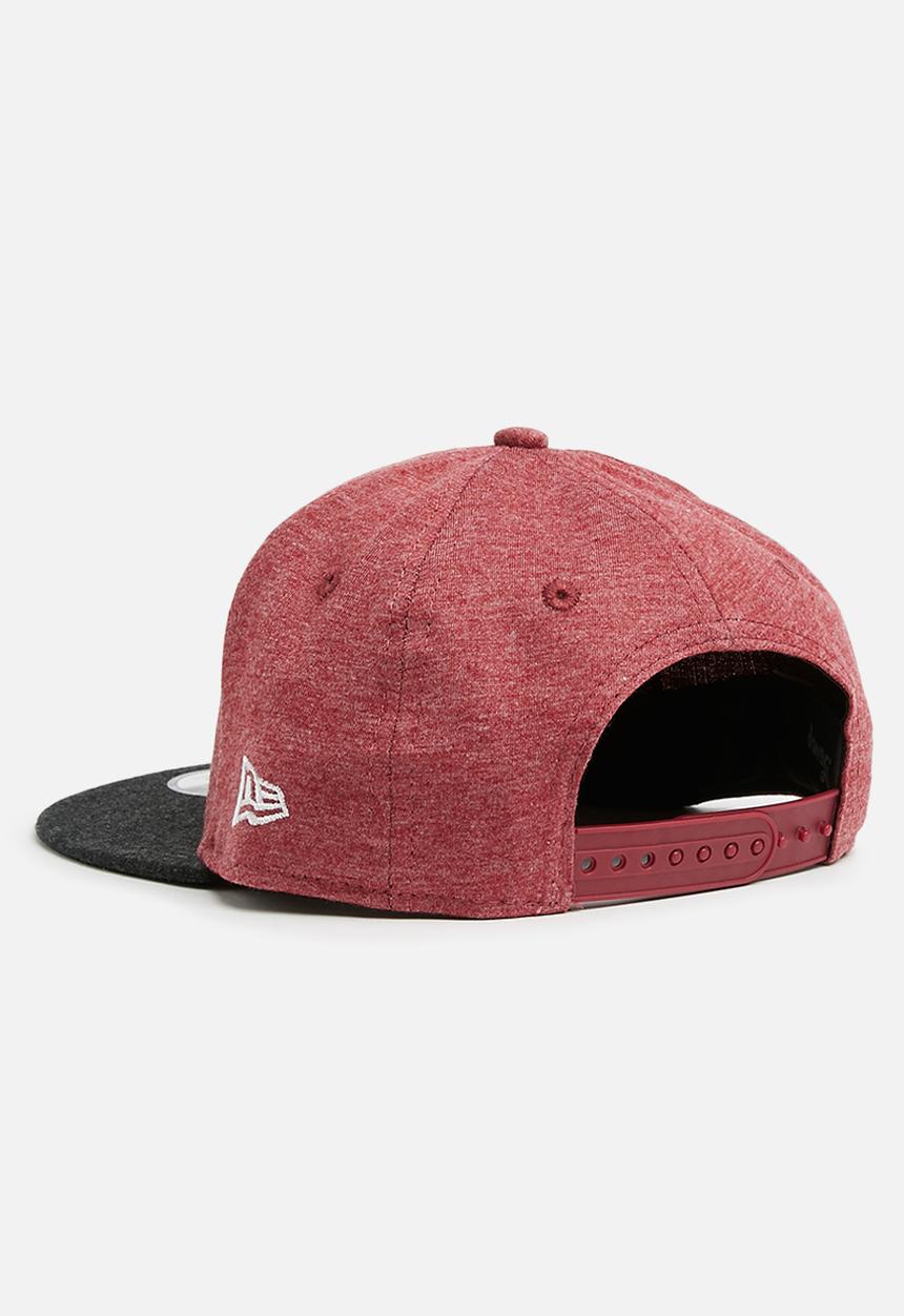 New Era - Kids Minnie mouse snapback cap - maroon & charcoal 