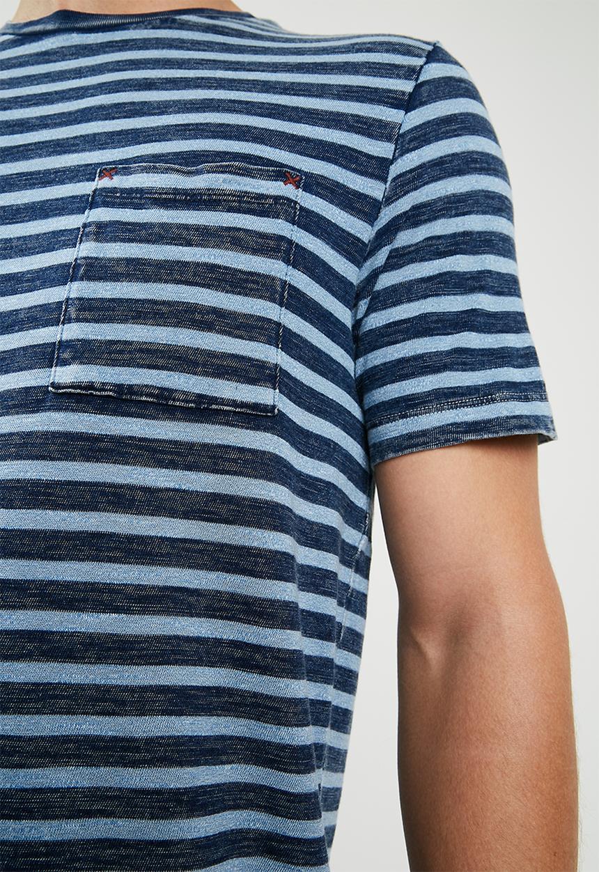 Jack & Jones - Stuart crew neck tee - blue 
