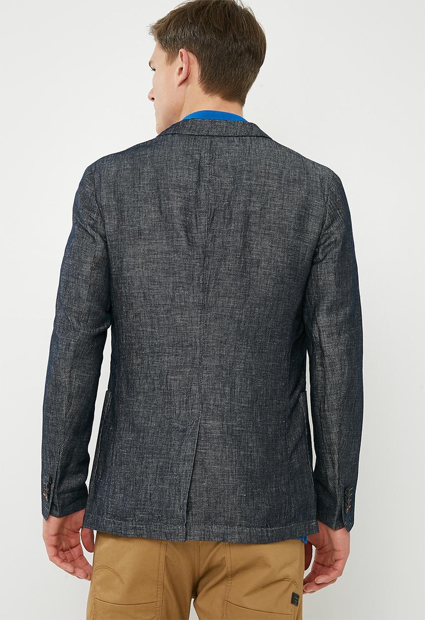 Jack & Jones - Chambray light blazer - navy 