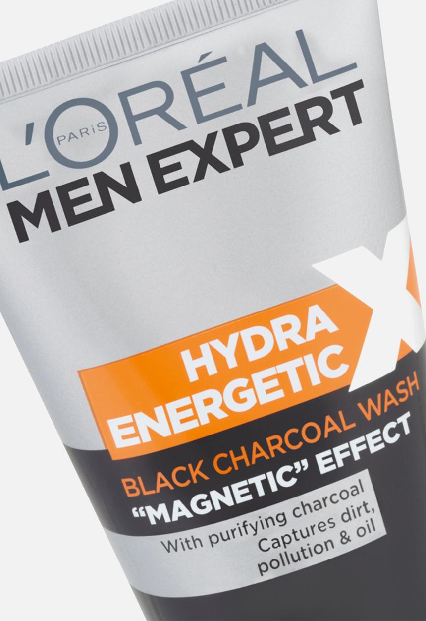 L'Oreal Men Expert - ME Hydra Energetic X black charcoal wash 150ml