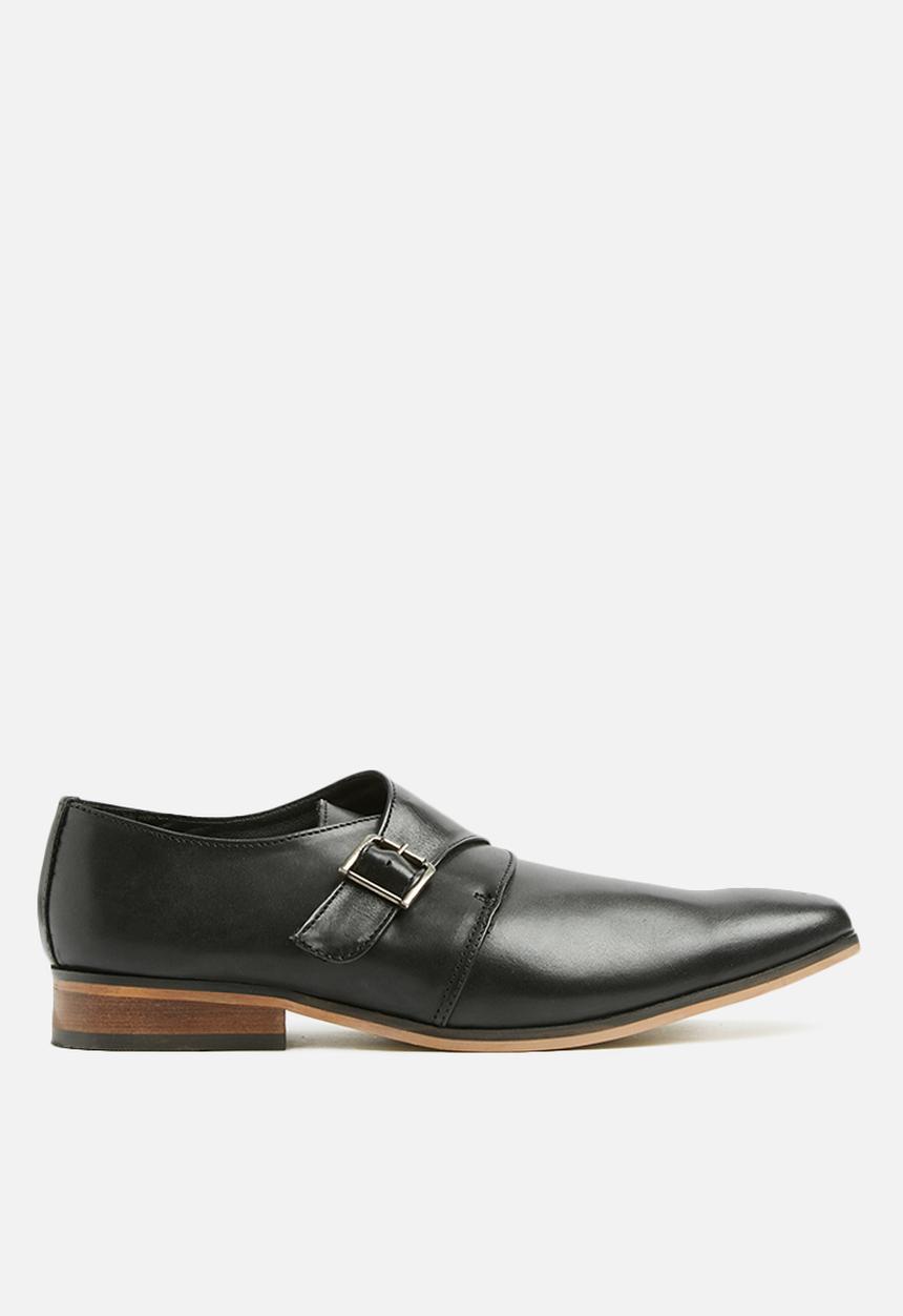 Superbalist - Single leather monk strap - black