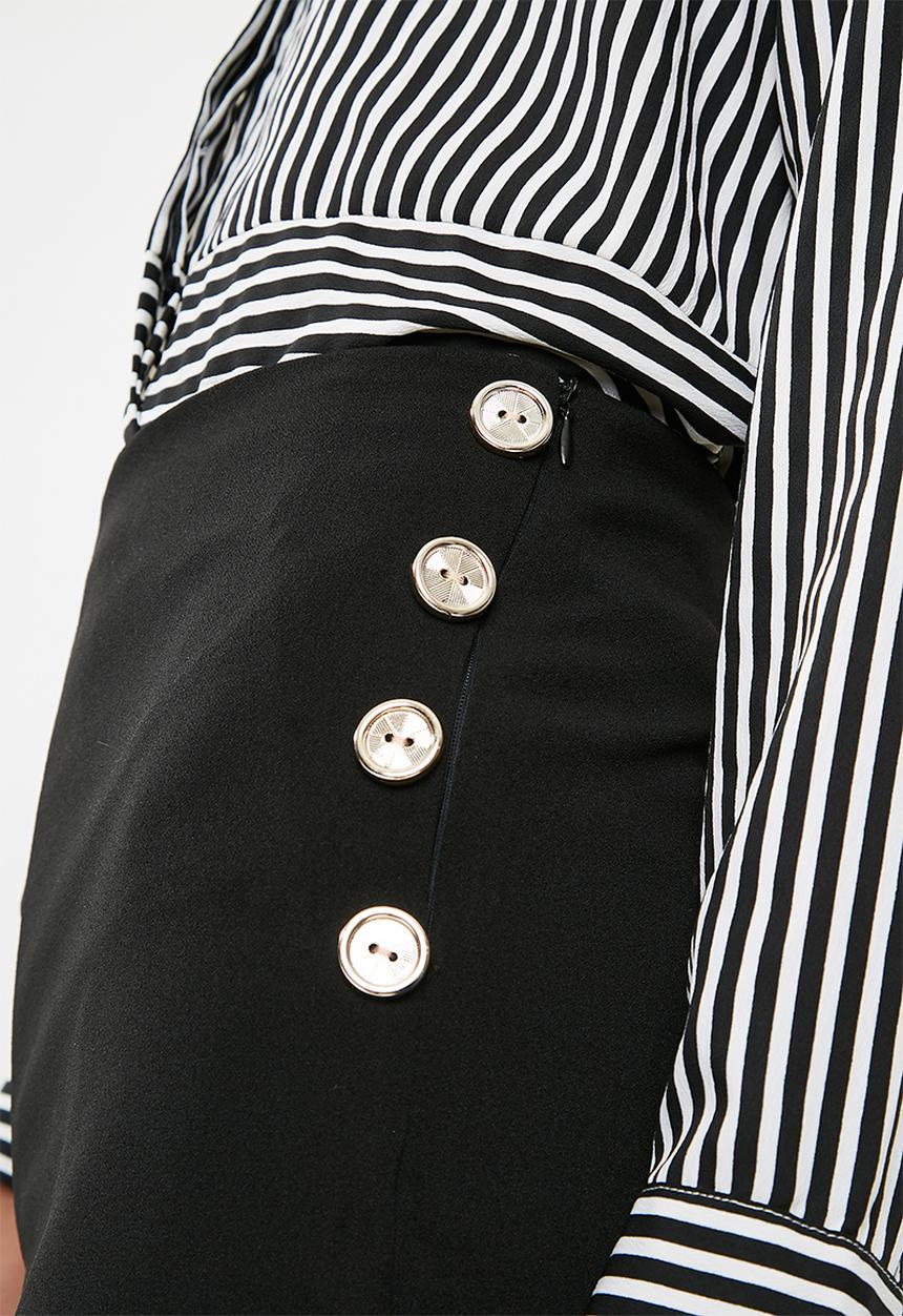 Superbalist - Side button short - black