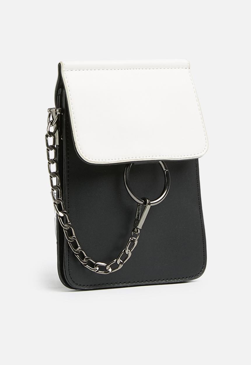 dailyfriday - Alissia chain crossbody - black & white