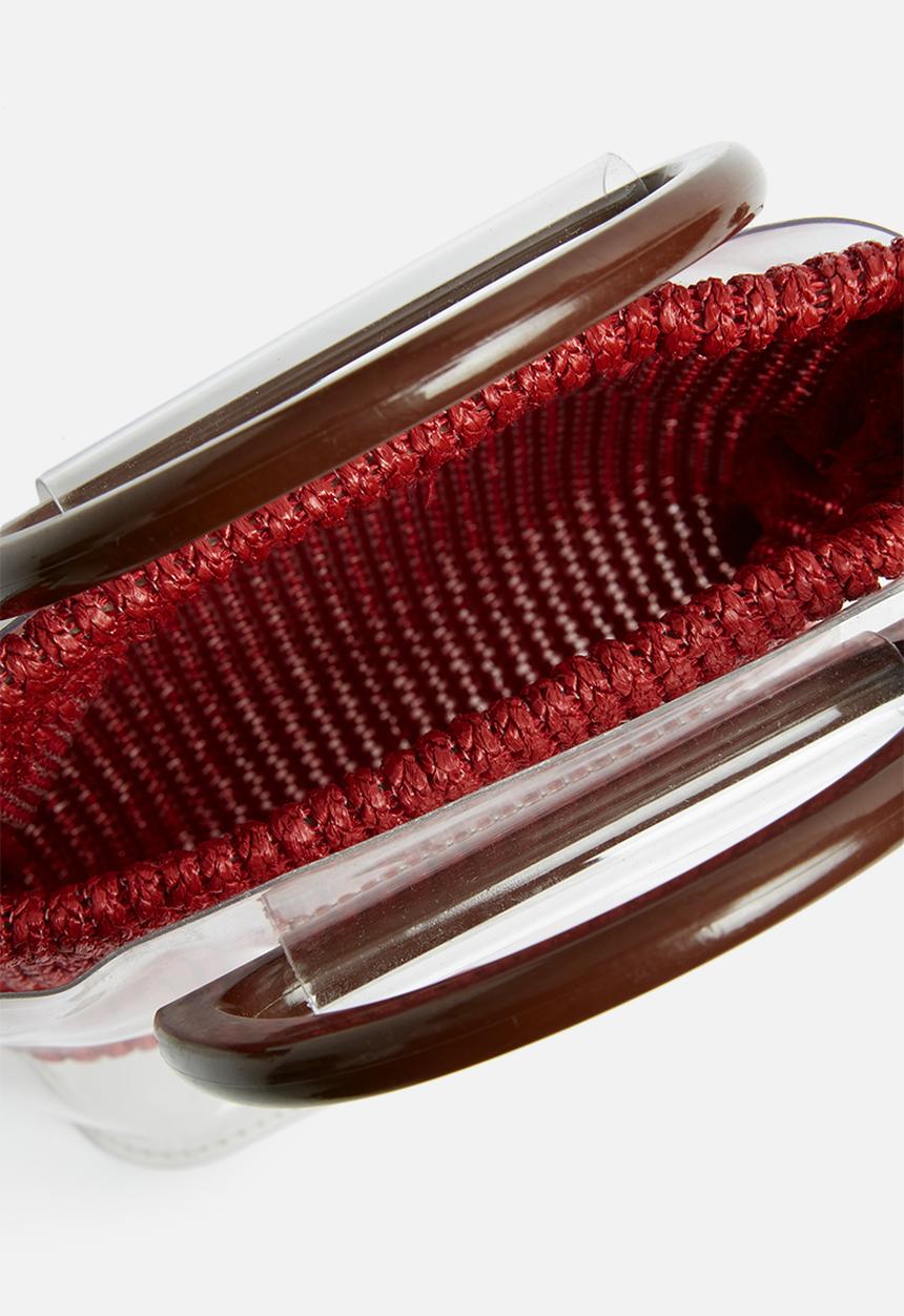 dailyfriday - Ciara clear bag - red 