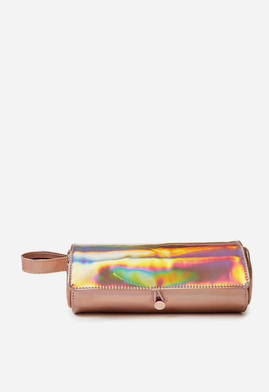 Cotton On - Roll up brush cos case - pink 