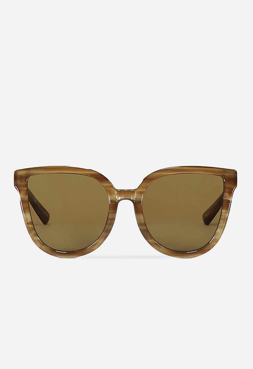 Cotton On - Amelia cateye sunglasses - brown
