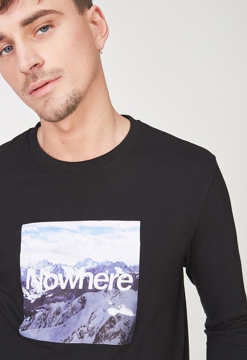 Cotton On - Tbar tee - black