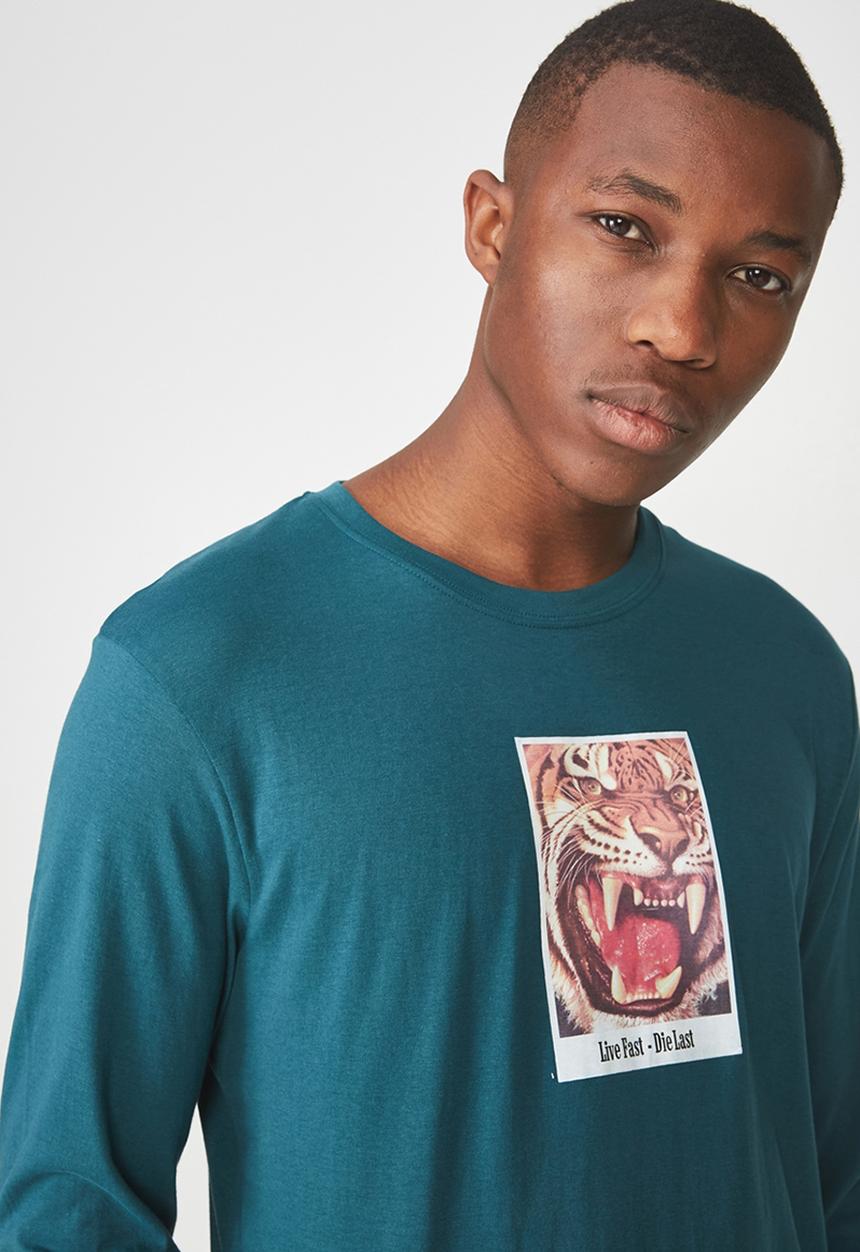Cotton On - Tbar tee - blue 