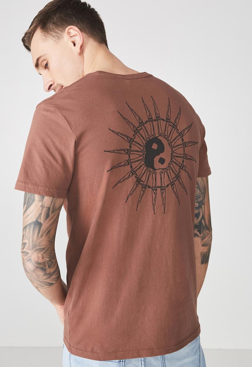 Cotton On - Tbar tee - brown