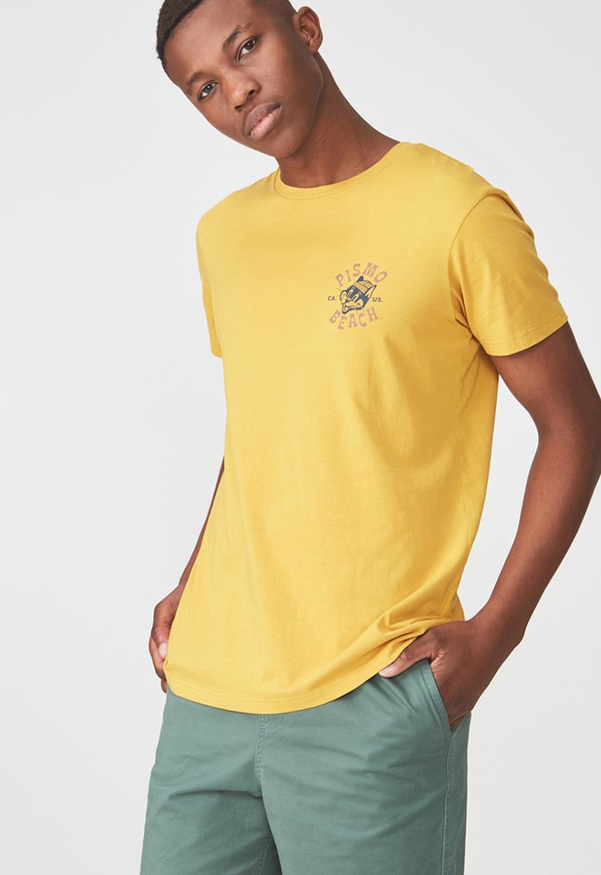 Cotton On - Tbar tee - gold