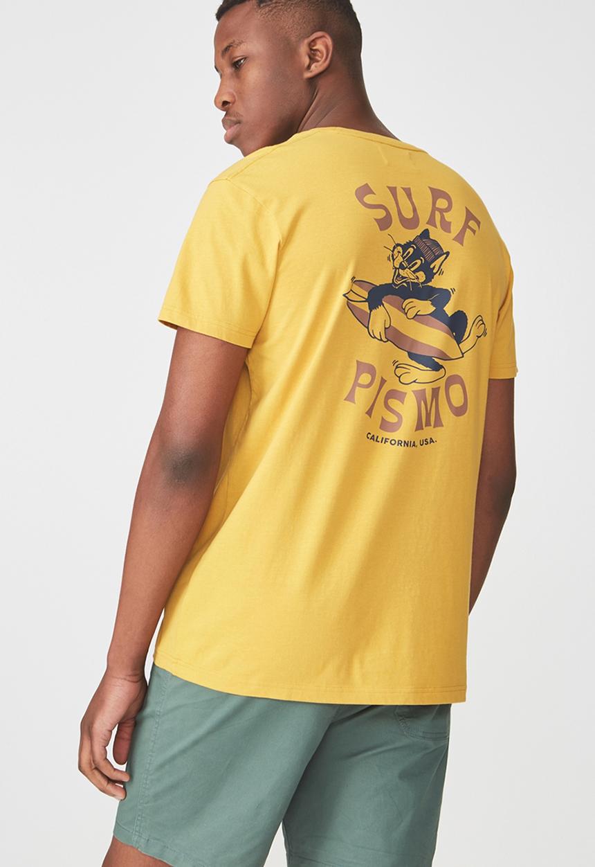 Cotton On - Tbar tee - gold