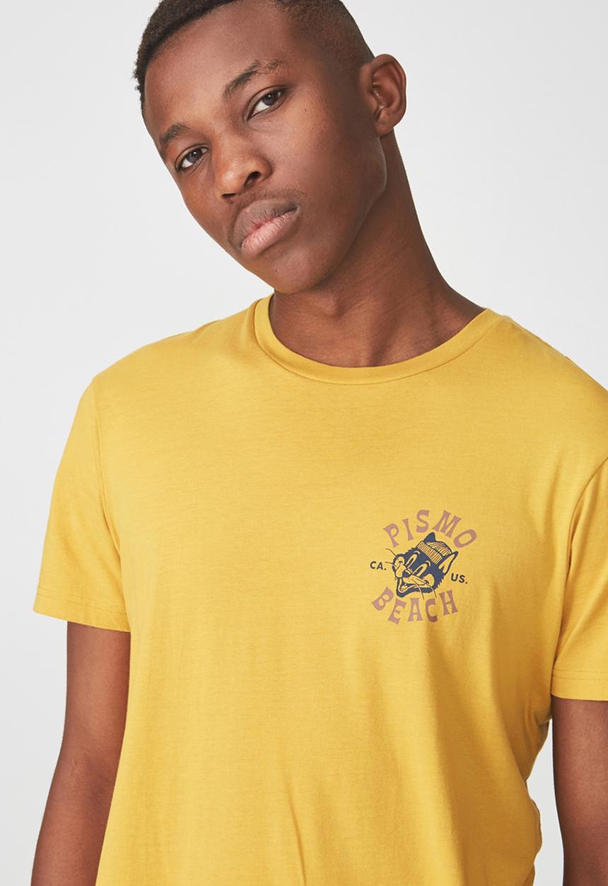 Cotton On - Tbar tee - gold