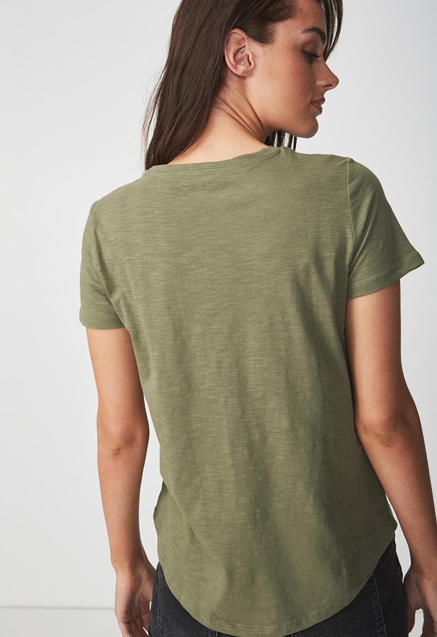 Cotton On - Crew T-shirt - green