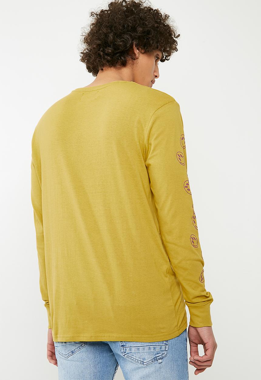 Cotton On - Tbar long sleeve tee - yellow