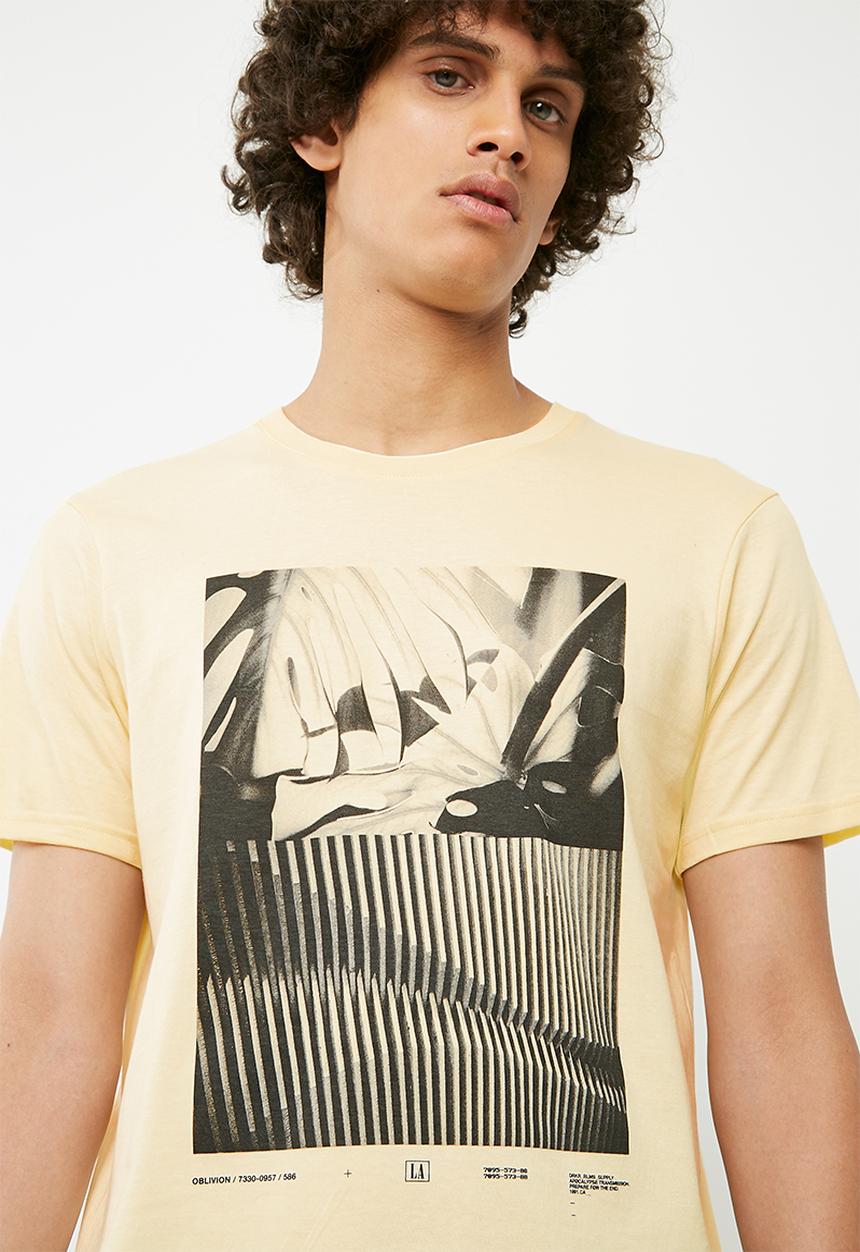 Cotton On - Tbar tee  - yellow