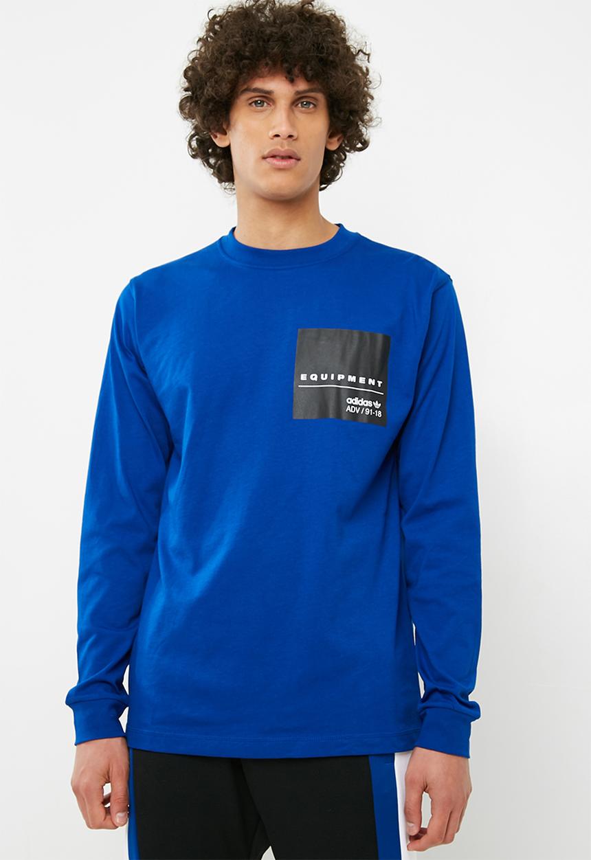 adidas Originals - EQT long sleeve tee collegiate - blue