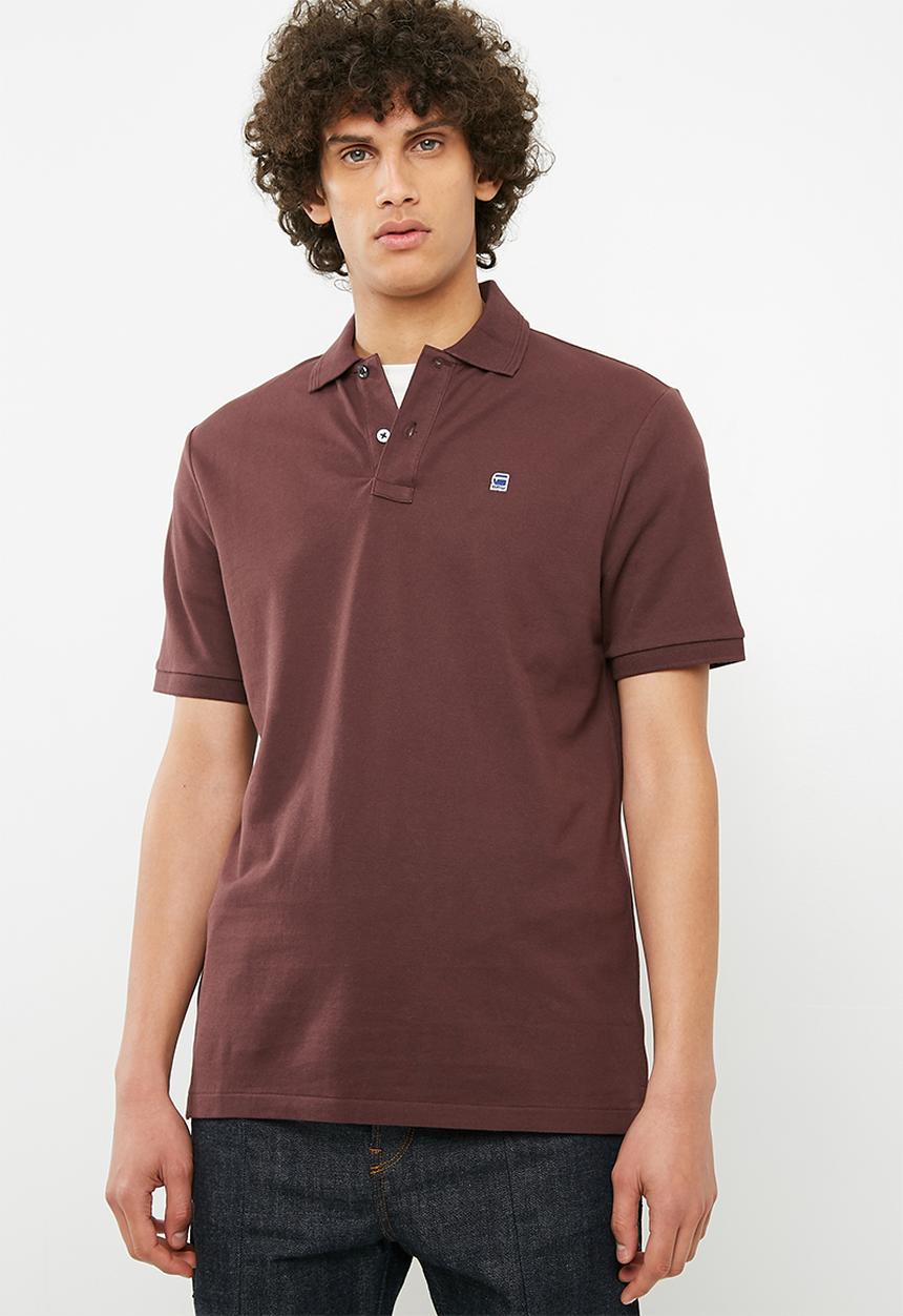 G-STAR - Dunda polo - burgundy 