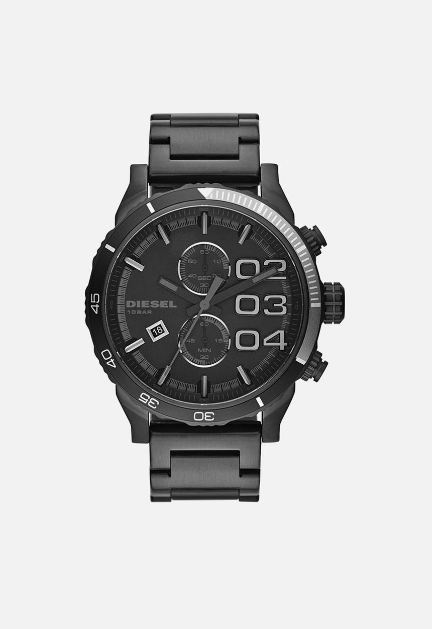 Diesel  - Diesel double down series men stainless steel - black