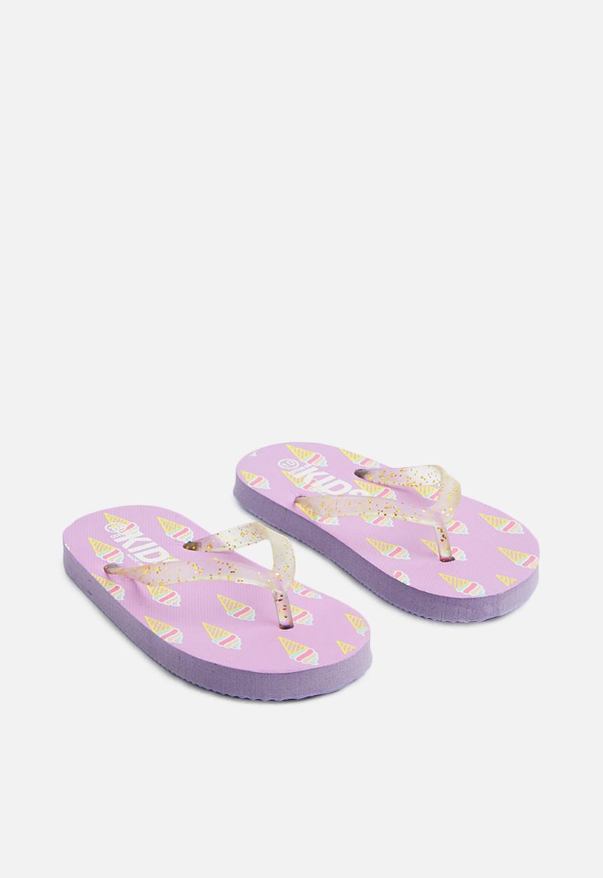 Cotton On - Printed flip flops - purple 