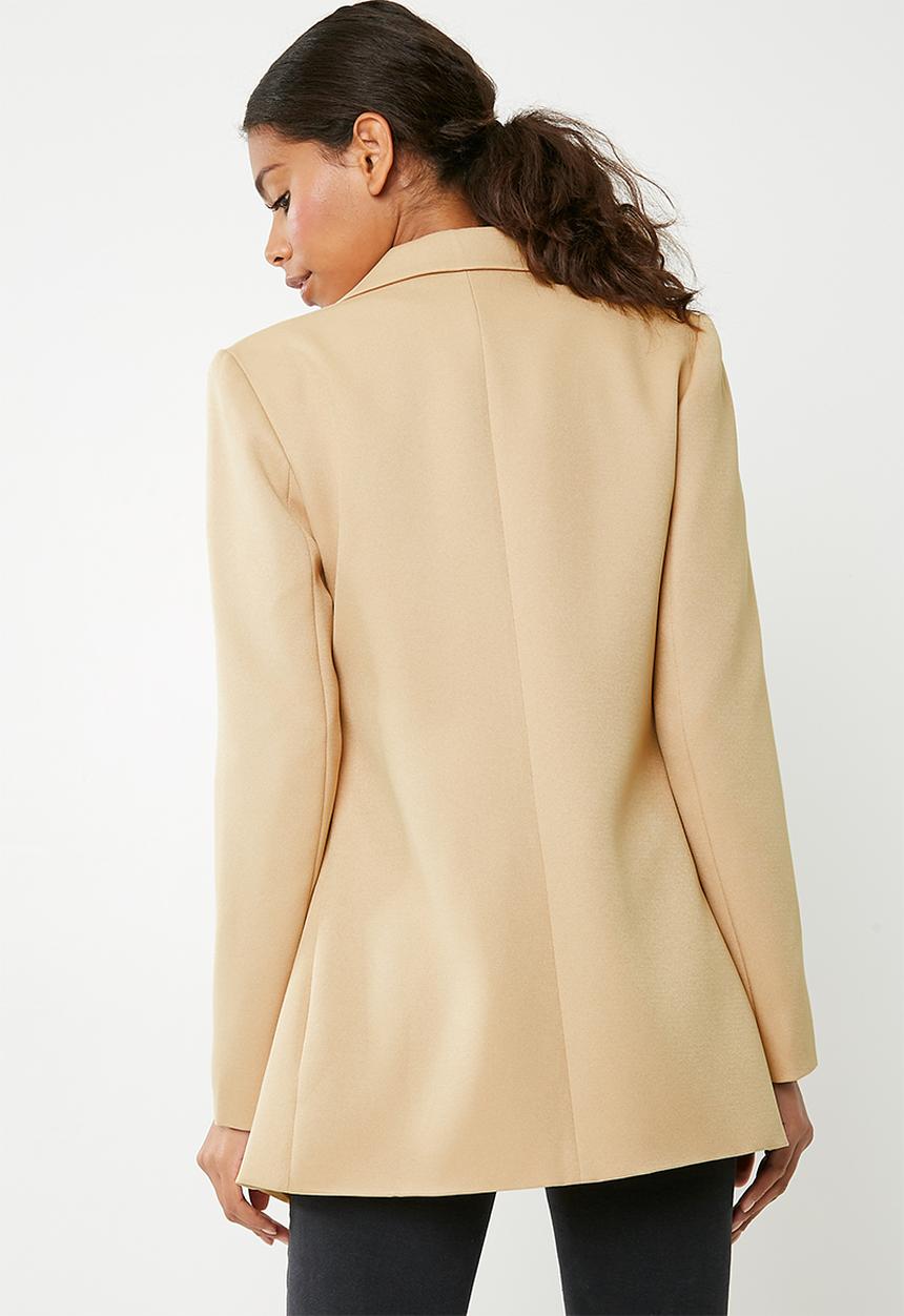 Missguided - Core boyfriend blazer - beige 