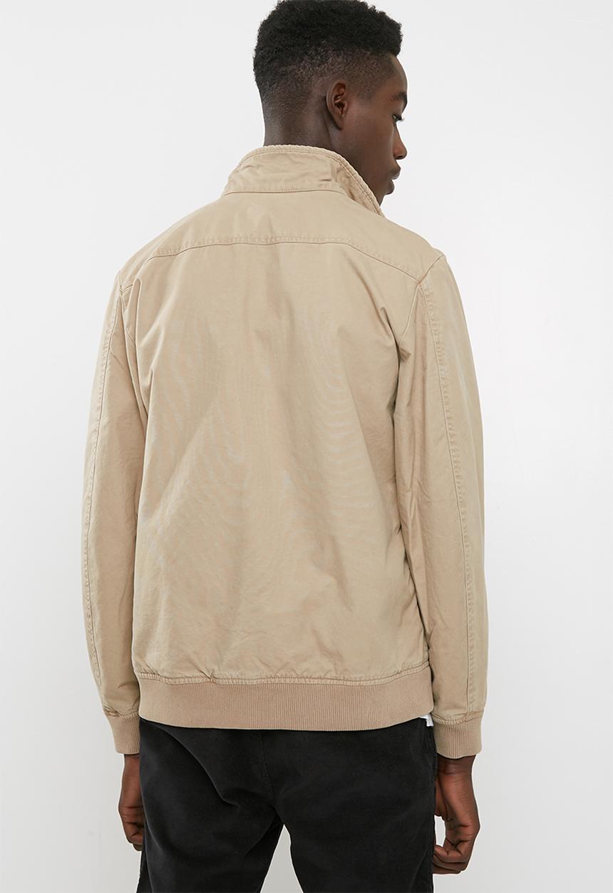 G-STAR - Lucas canvas track jacket - beige