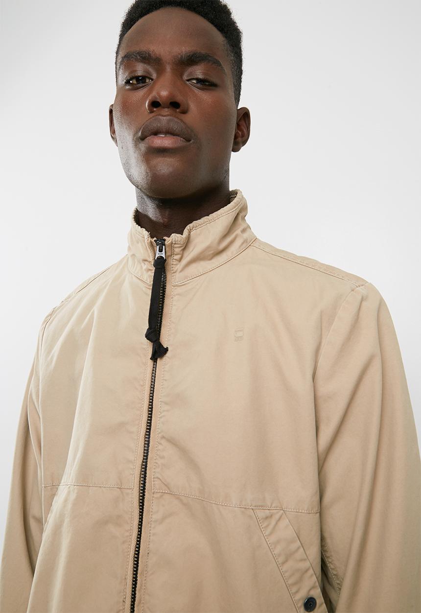 G-STAR - Lucas canvas track jacket - beige