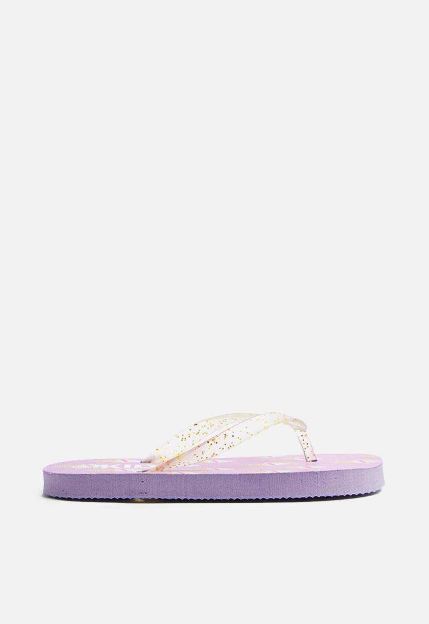 Cotton On - Printed flip flops - purple 