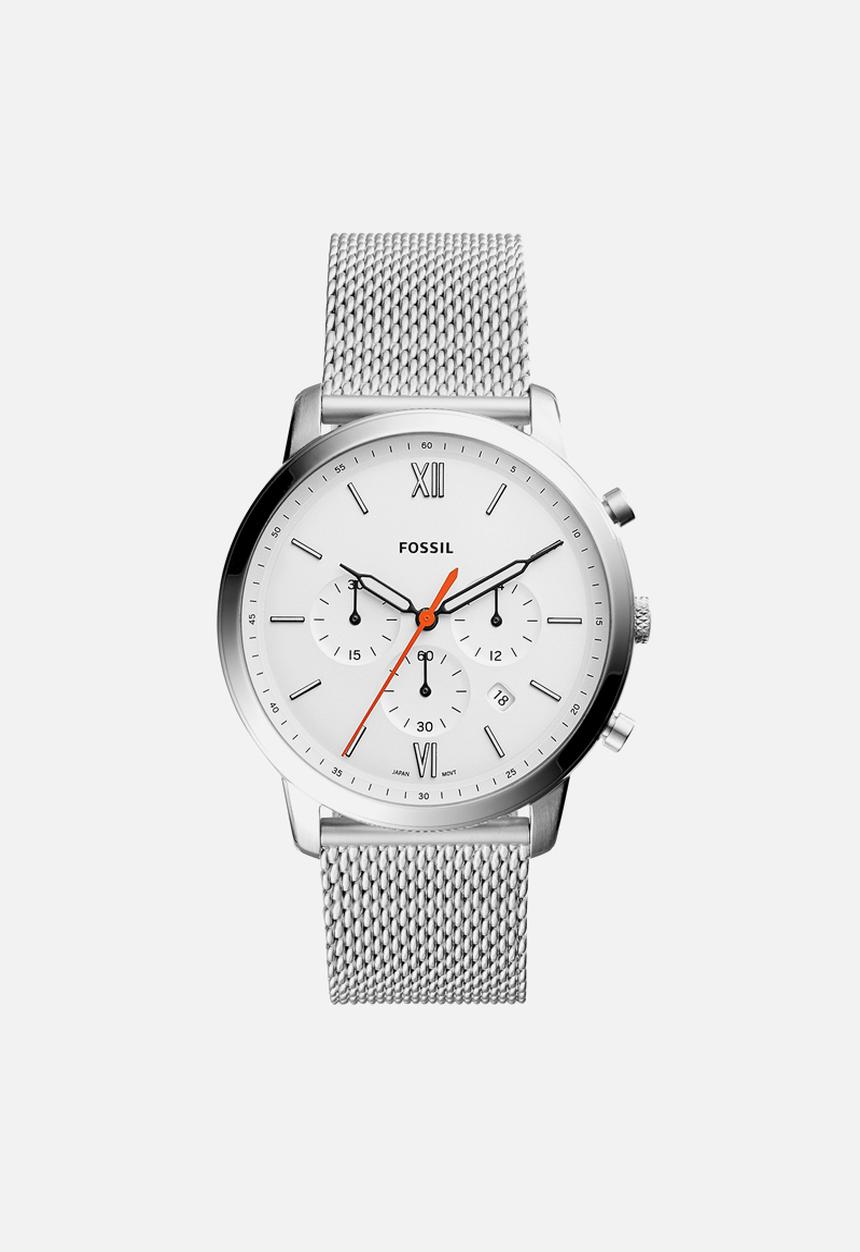Fossil neutra men - silver stainless steel