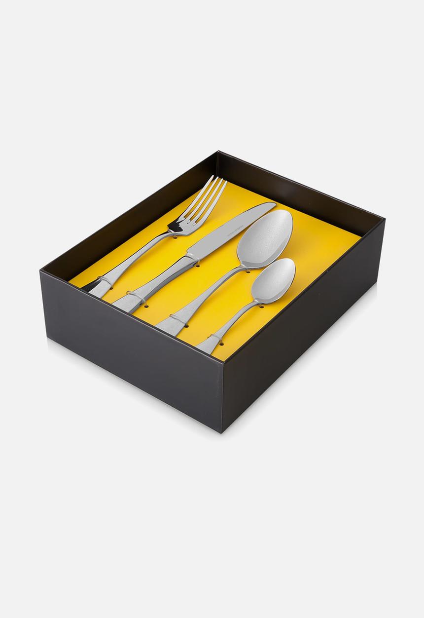 Humble & Mash - Mara 24 piece cutlery set - silver