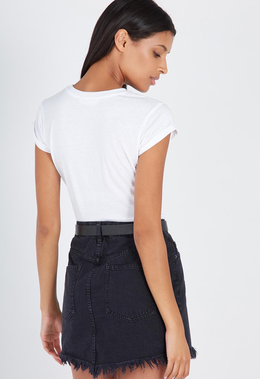Supré  - Printed baby tee - white