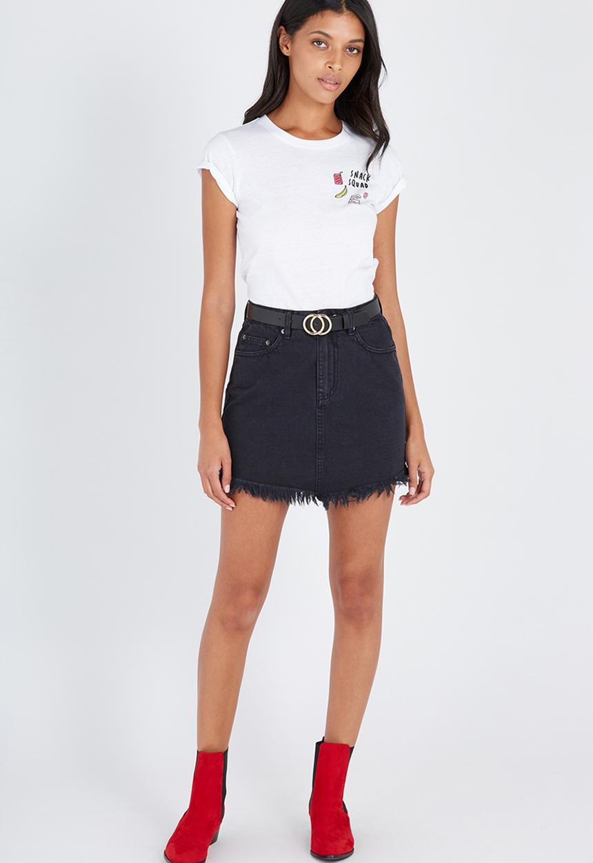 Supré  - Printed baby tee - white