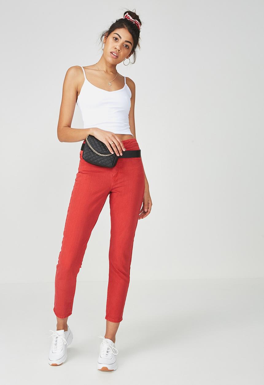Supré  - Hayley v neck cropped top - white