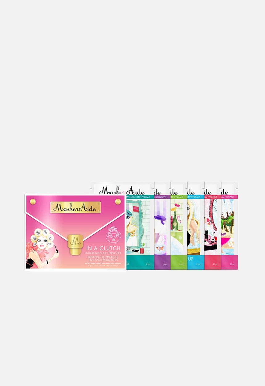 Maskeraide - In A Clutch - boxed set of 6 sheet masks