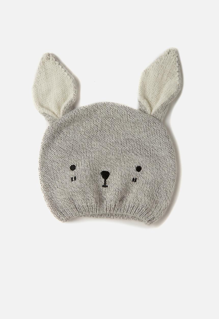 Cotton On - Baby Critter beanie - Rabbit