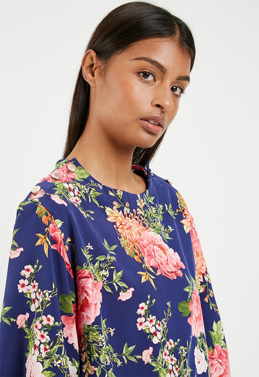 Superbalist - Button detail blouse - navy