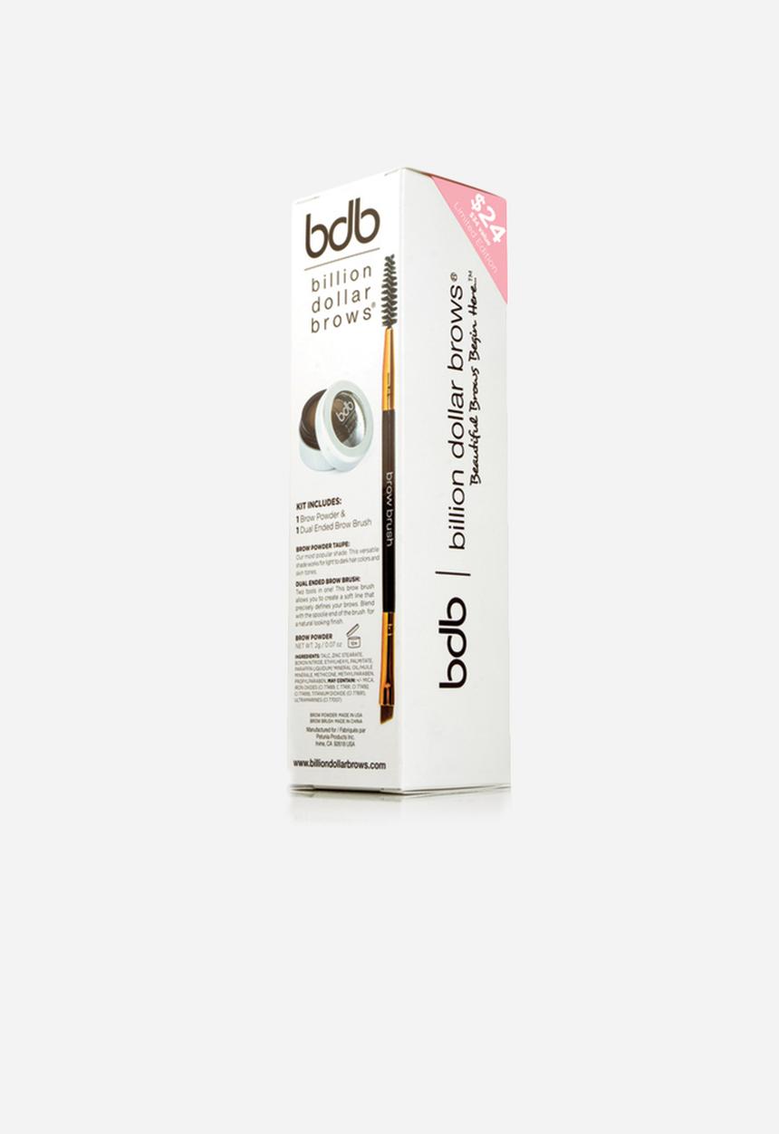 Billion Dollar Brows - 60 Seconds to beautiful brows brow powder - taupe