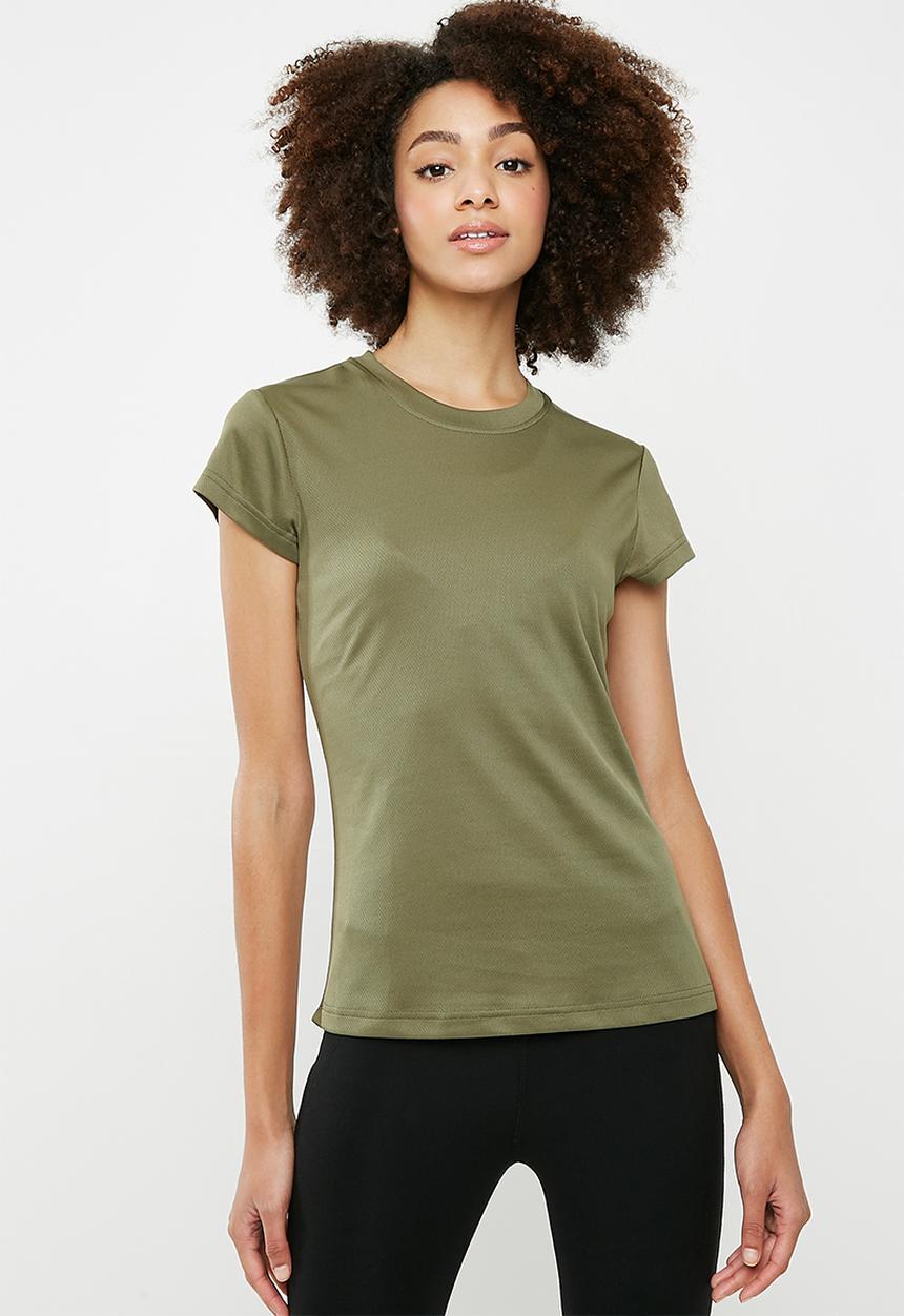 dailyfriday - Birds eye t-shirt - khaki