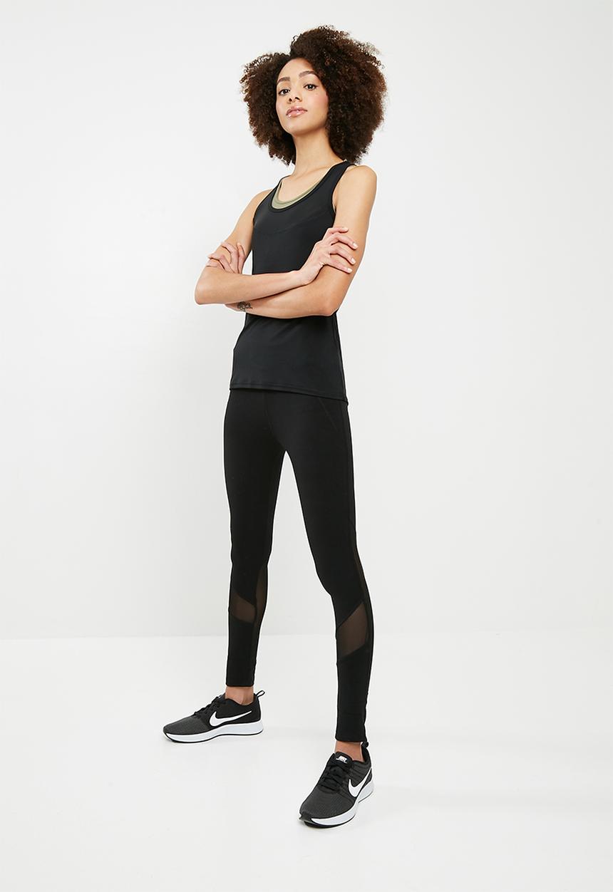 dailyfriday - Racer back vest with stitch detail - black 