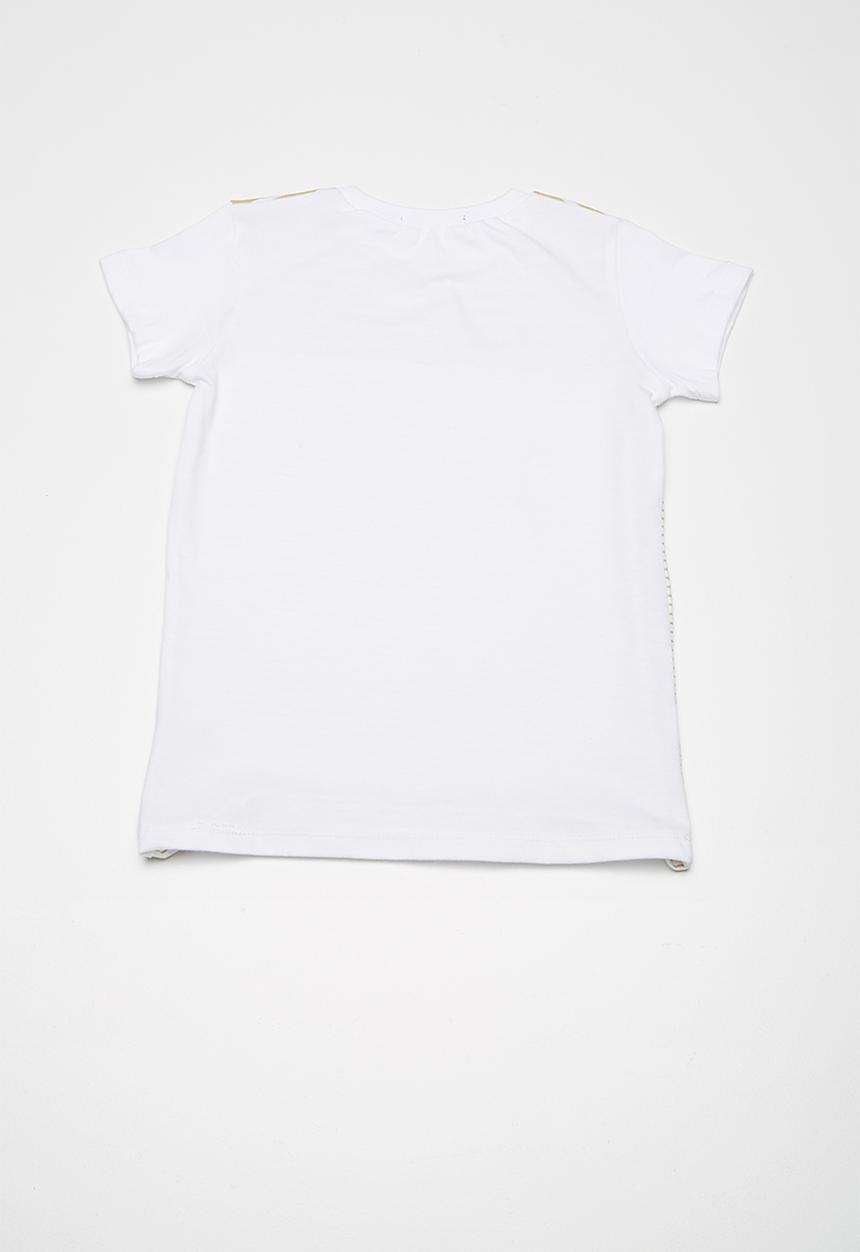 Superbalist - Kids boys stripe print tee - khaki and white