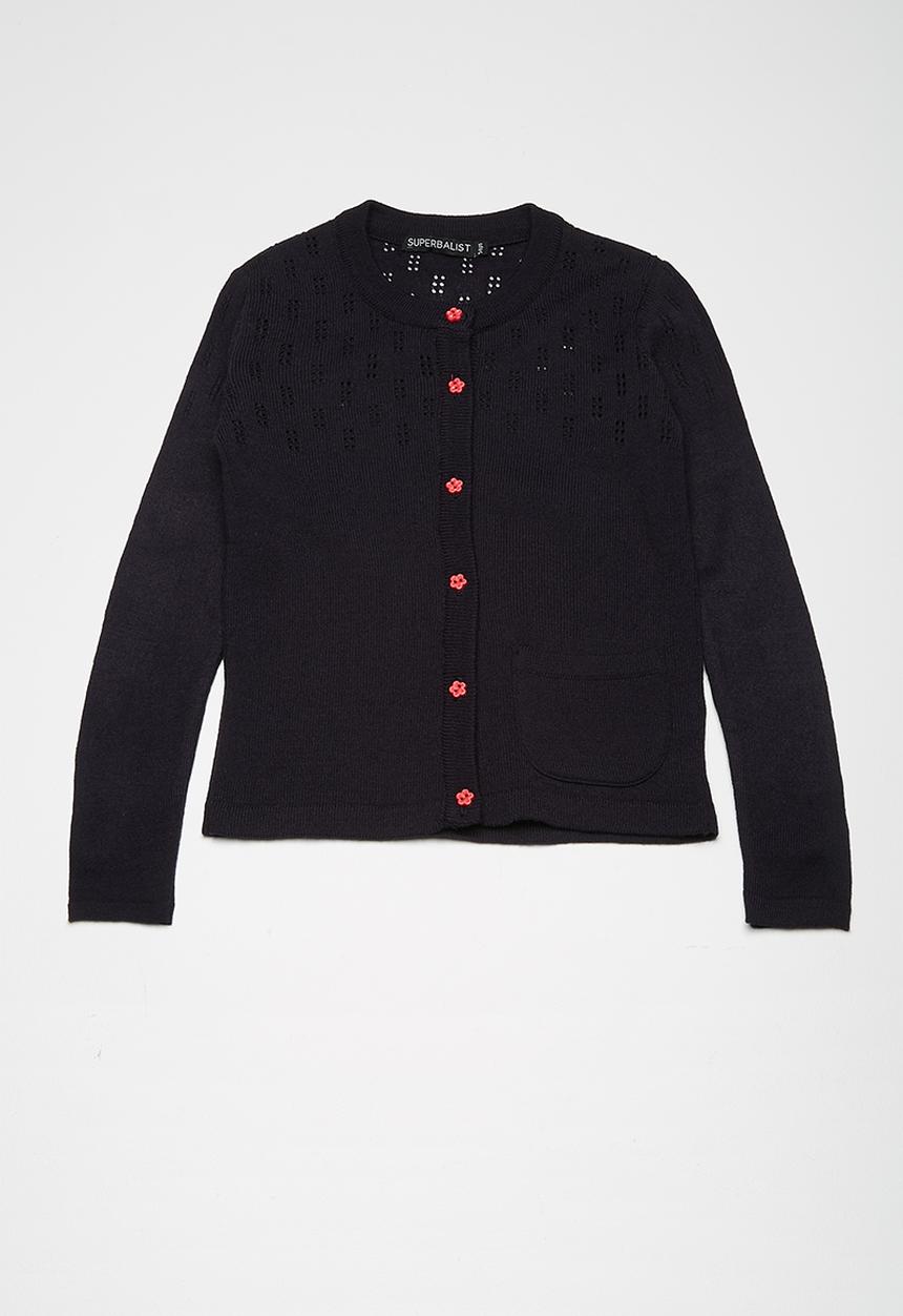 Superbalist - Rainbow button cardigan - navy