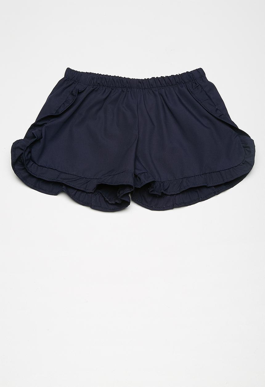 Superbalist - Frill detail shorts - navy 