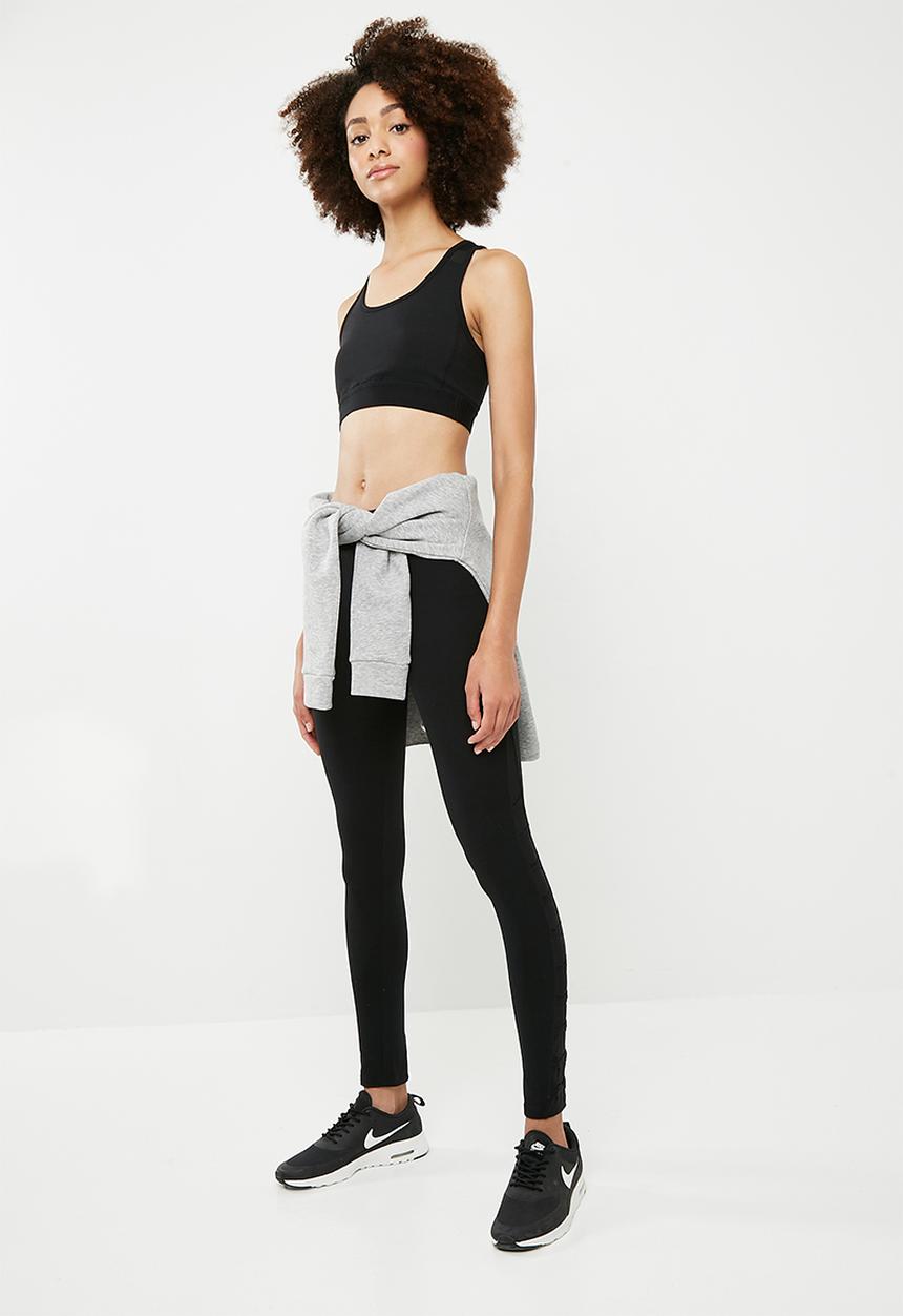 dailyfriday - Side lace leggings - black 