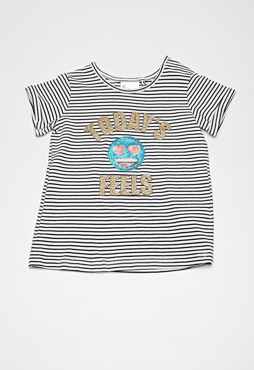Cotton On - License ginger tee - black & white 