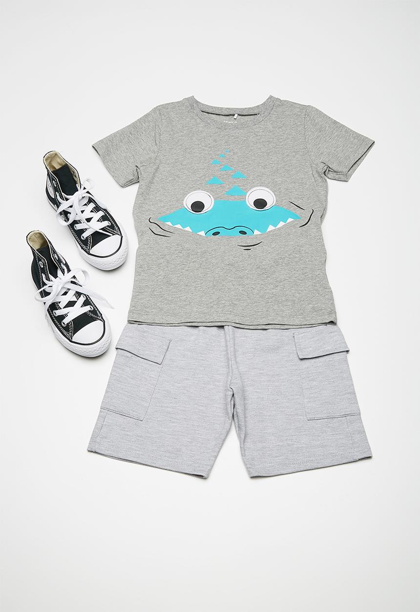 Name It - Esmon top - grey