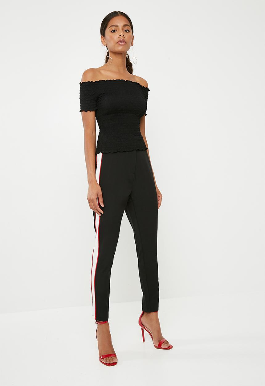 Jacqueline de Yong - Cissel smock top - black 