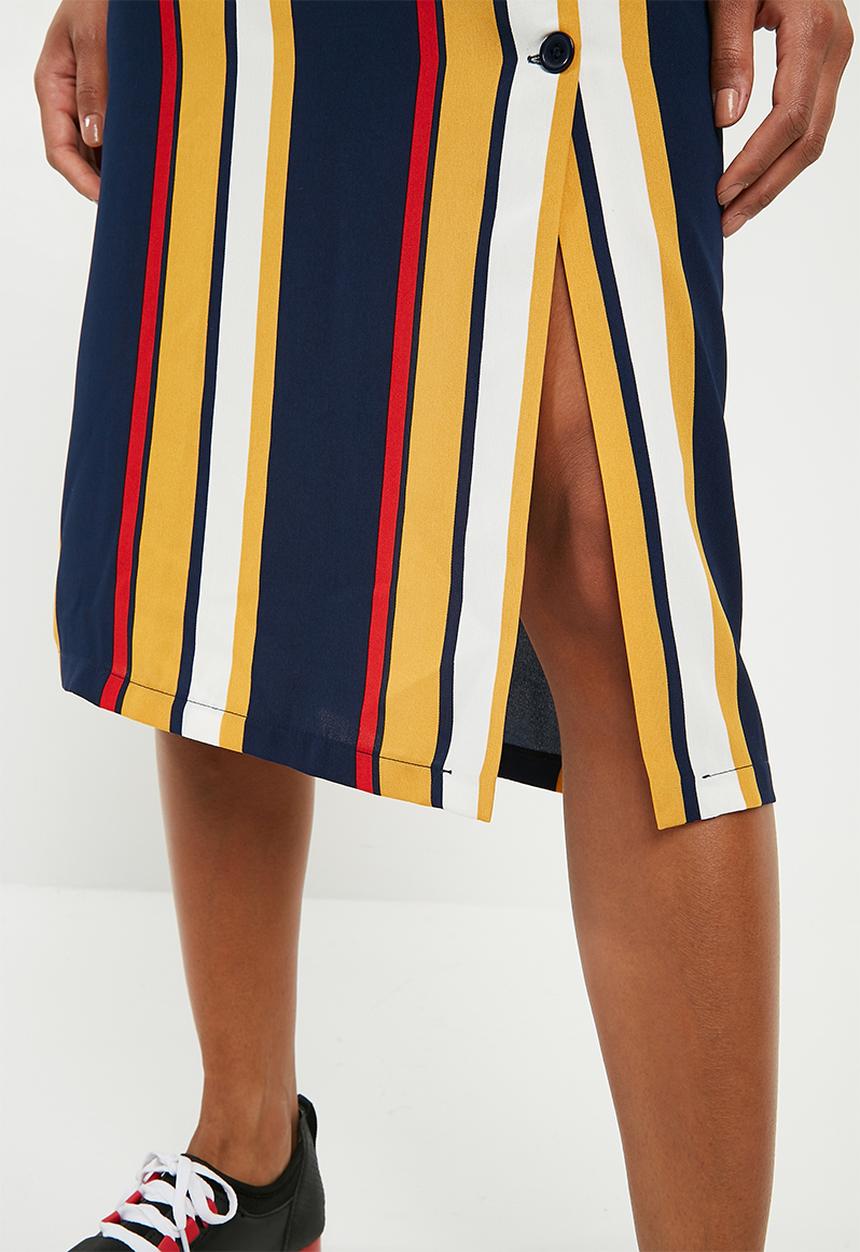 Superbalist - Button up pencil skirt - multi 