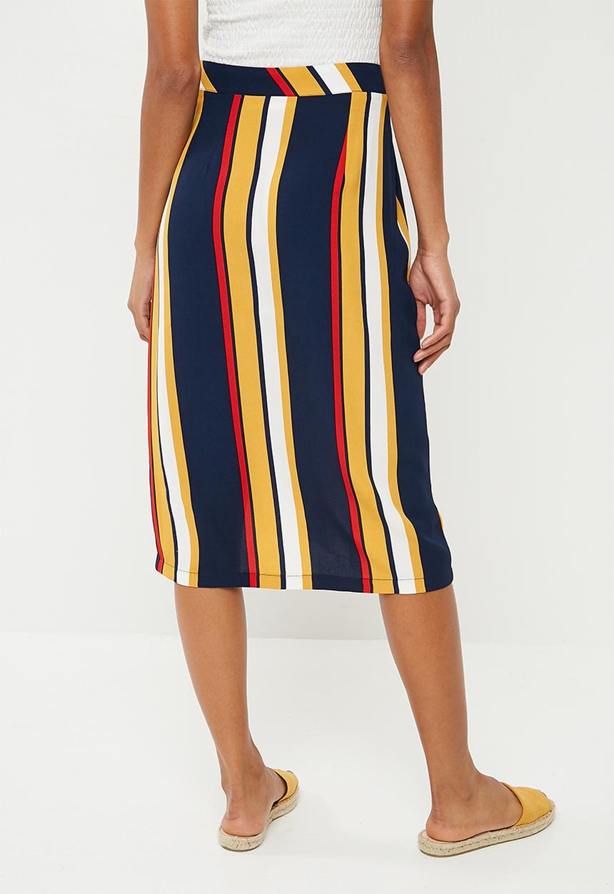 Superbalist - Button up pencil skirt - multi 